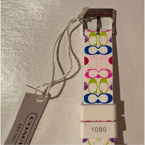 Coach White Rubber Watch⌚️ - Picture 7 of 8